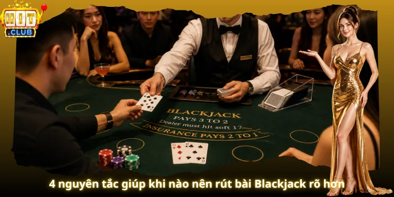 4 nguyên tắc giúp khi nào nên rút bài Blackjack rõ hơn