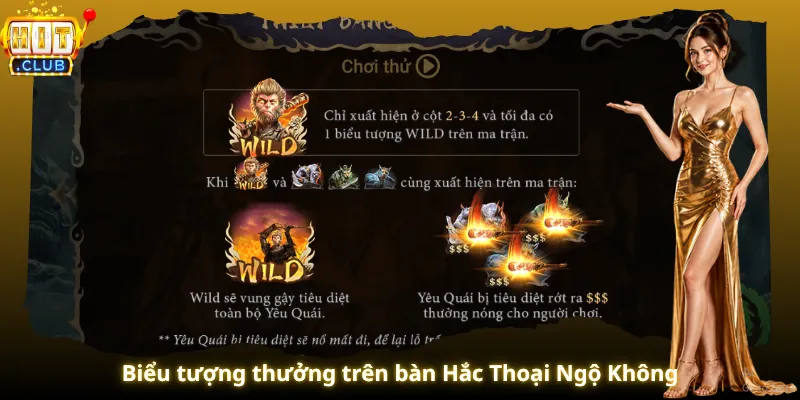 Biểu tượng thưởng trên bàn Hắc Thoại Ngộ Không