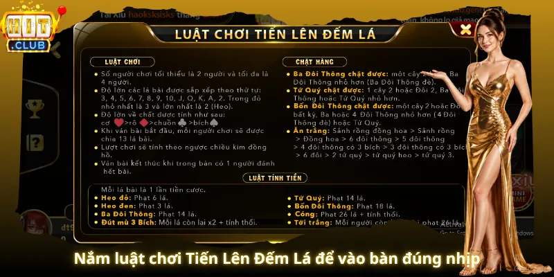 Nắm luật chơi Tiến Lên Đếm Lá để vào bàn đúng nhịp